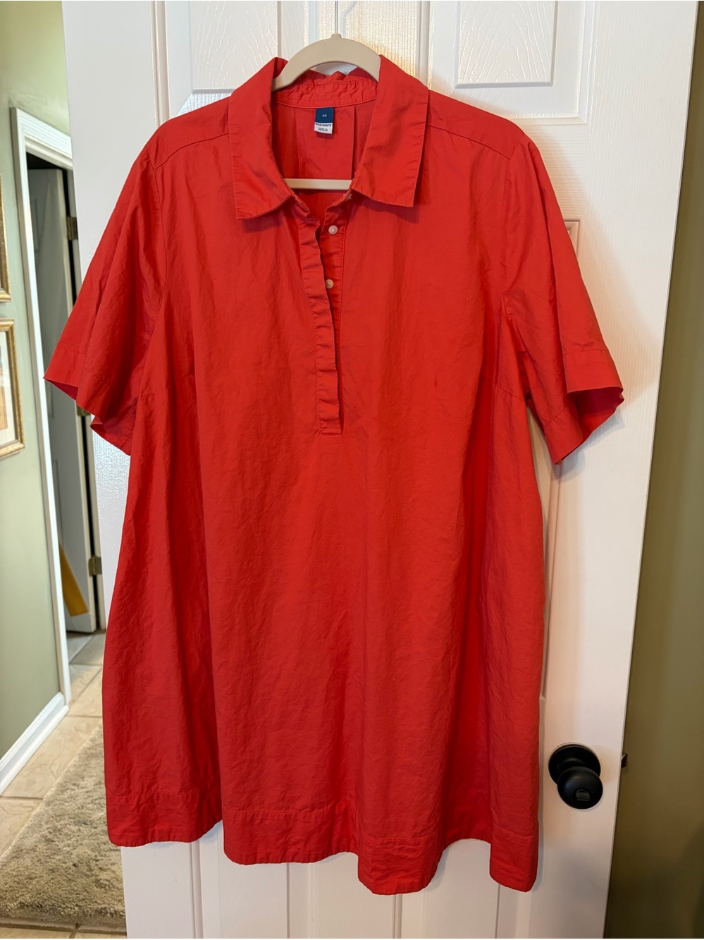 Old Navy Coral Swing Dress, Size 2X